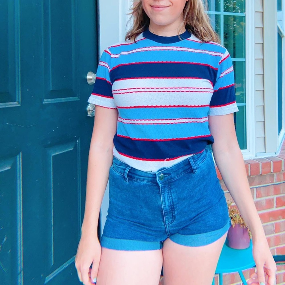 Pop Top Men’s Striped Tee